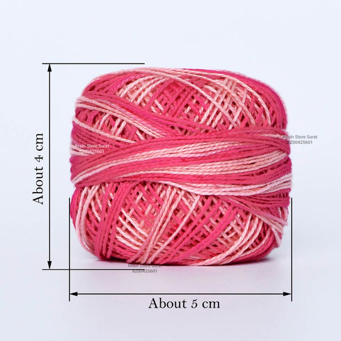 Pink white Mix Rakhi Thread